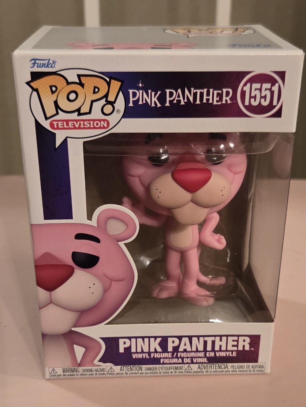 ♡ funko pop! television #1551: the pink panther - pink panther ♡